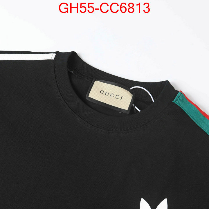 Clothing-Gucci aaaaa quality replica ID: CC6813 $: 55USD