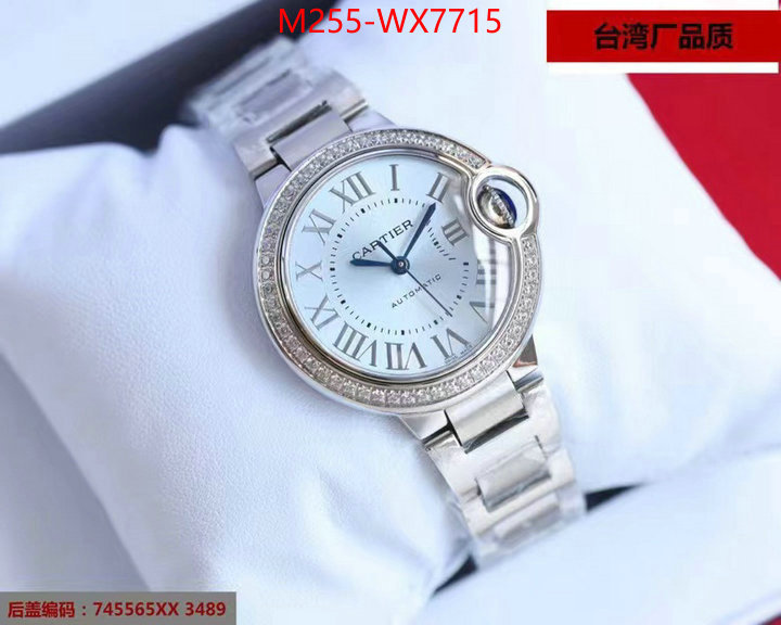 Watch(TOP)-Cartier 2024 replica wholesale cheap sales online ID: WX7715 $: 255USD