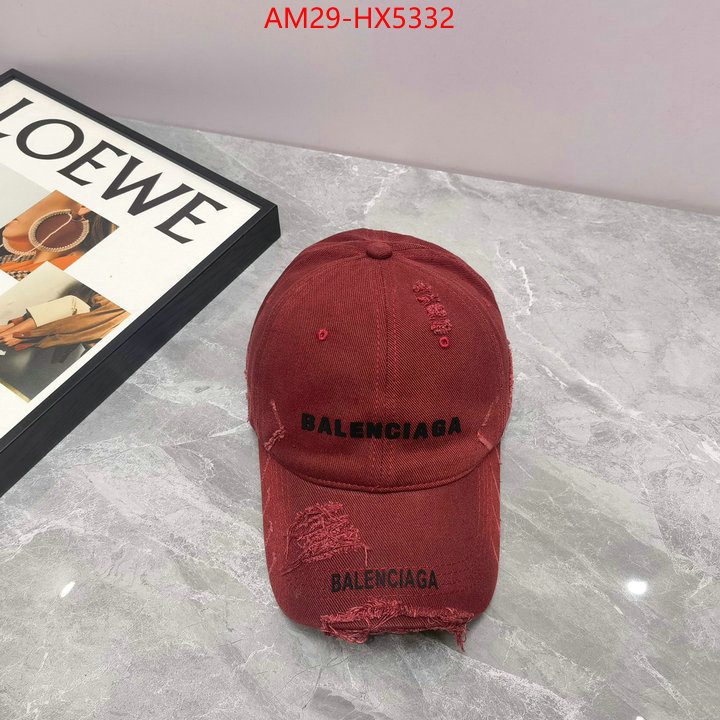 Cap(Hat)-Balenciaga how to find designer replica ID: HX5332 $: 29USD