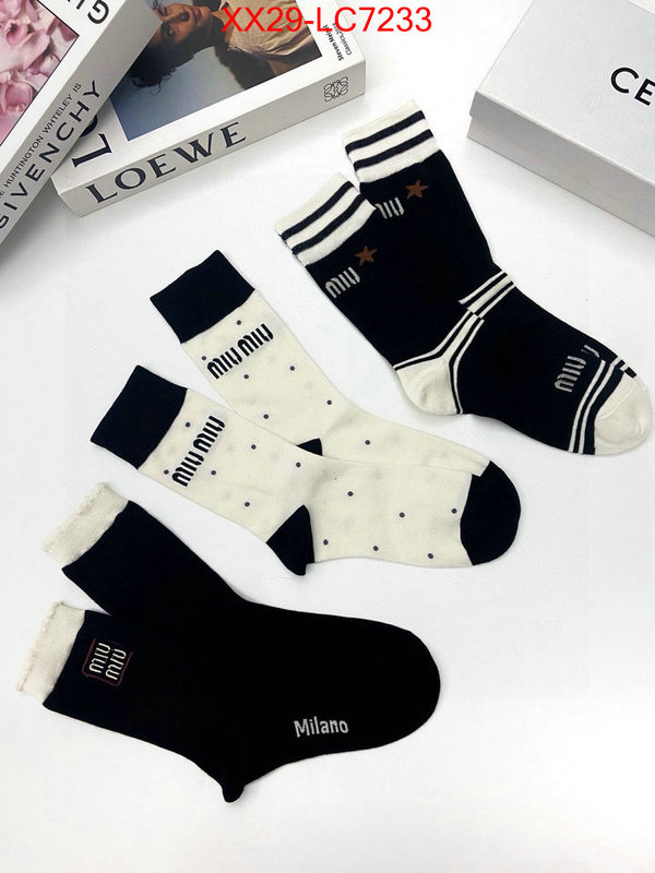 Sock-Miu Miu first top ID: LC7233 $: 29USD