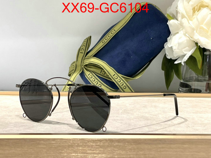 Glasses-Gucci the highest quality fake ID: GC6104 $: 69USD