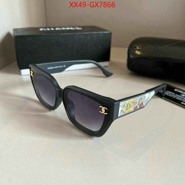 Glasses-Chanel wholesale ID: GX7866 $: 49USD