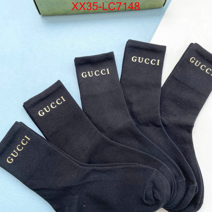 Sock-Gucci top designer replica ID: LC7148 $: 35USD