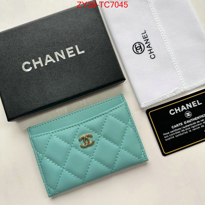 Chanel Bags(4A)-Wallet- top quality replica ID: TC7045 $: 39USD,