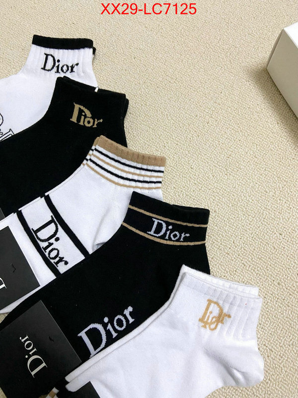 Sock-Dior copy ID: LC7125 $: 29USD