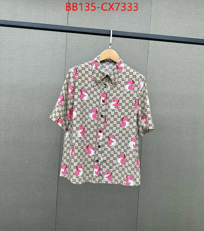 Clothing-Gucci unsurpassed quality ID: CX7333 $: 135USD