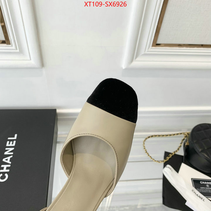 Women Shoes-Chanel top 1:1 replica ID: SX6926 $: 109USD