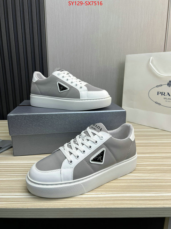 Men shoes-Prada outlet sale store ID: SX7516 $: 129USD