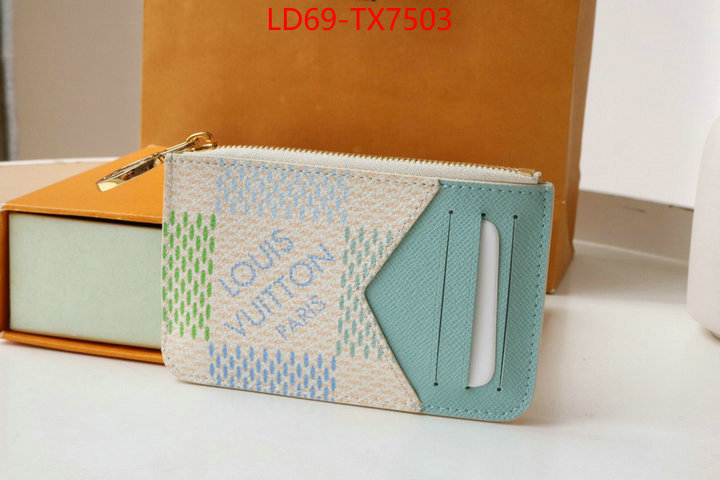 LV Bags(TOP)-Wallet best replica new style ID: TX7503 $: 69USD,