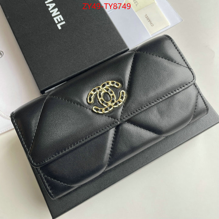 Chanel Bags(4A)-Wallet- buy best high-quality ID: TY8749 $: 49USD,