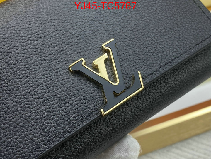 LV Bags(4A)-Wallet shop cheap high quality 1:1 replica ID: TC5767 $: 45USD,