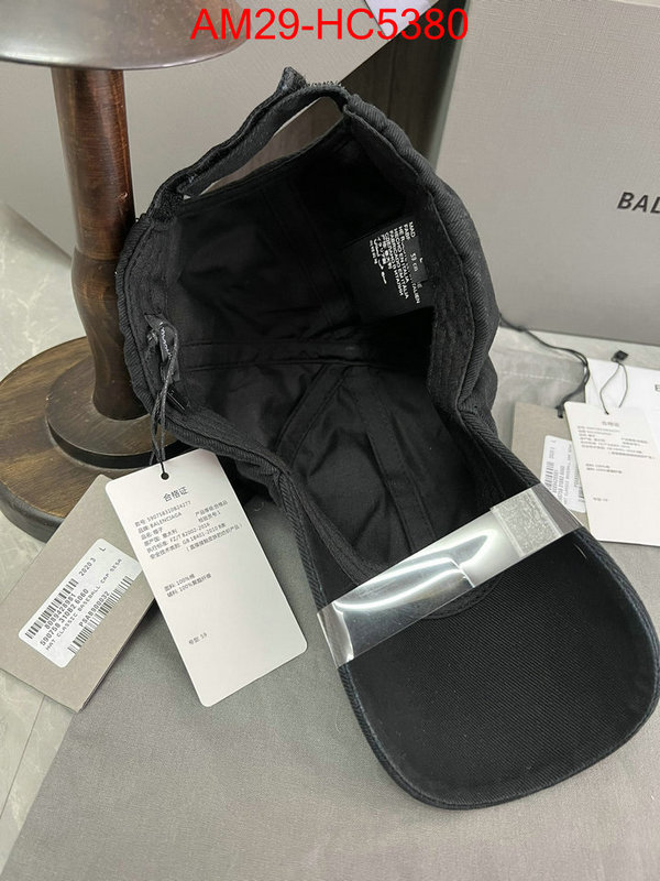 Cap(Hat)-Balenciaga replica for cheap ID: HC5380 $: 29USD