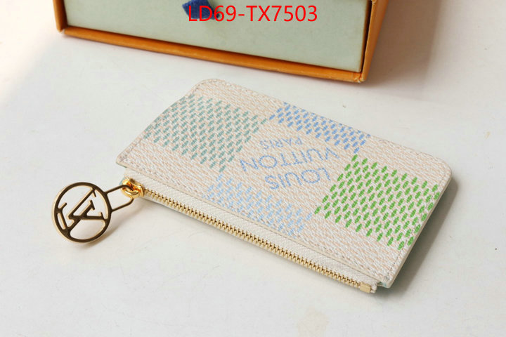 LV Bags(TOP)-Wallet best replica new style ID: TX7503 $: 69USD,