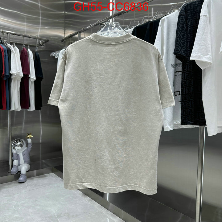 Clothing-Gucci top perfect fake ID: CC6836 $: 55USD