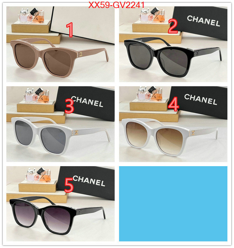 Glasses-Chanel what's the best to buy replica ID: GV2241 $: 59USD