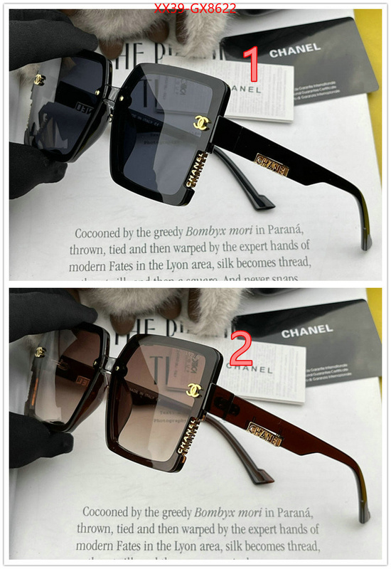 Glasses-Chanel find replica ID: GX8622 $: 39USD