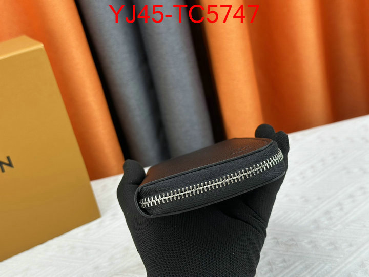 LV Bags(4A)-Wallet designer fake ID: TC5747 $: 45USD,