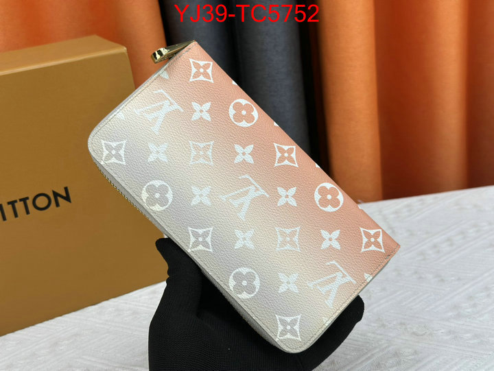 LV Bags(4A)-Wallet 7 star quality designer replica ID: TC5752 $: 39USD,