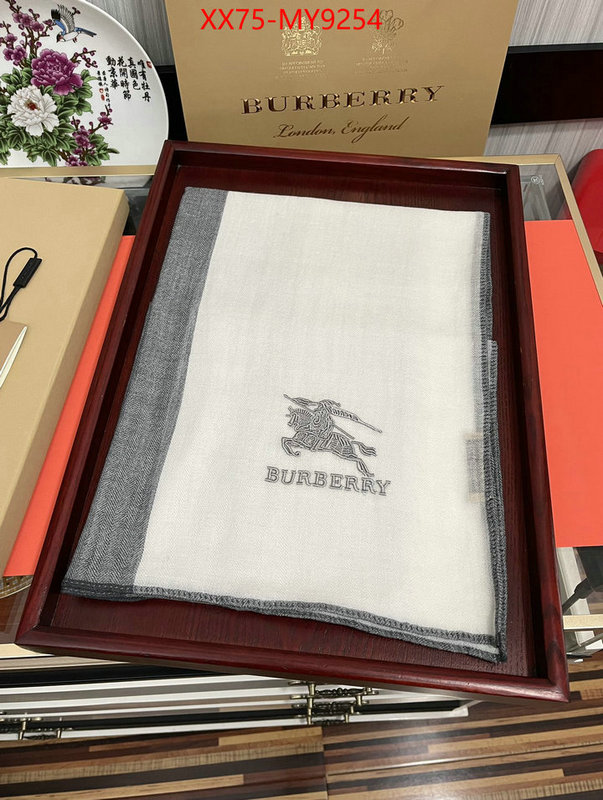 Scarf-Burberry replica shop ID: MY9254 $: 75USD