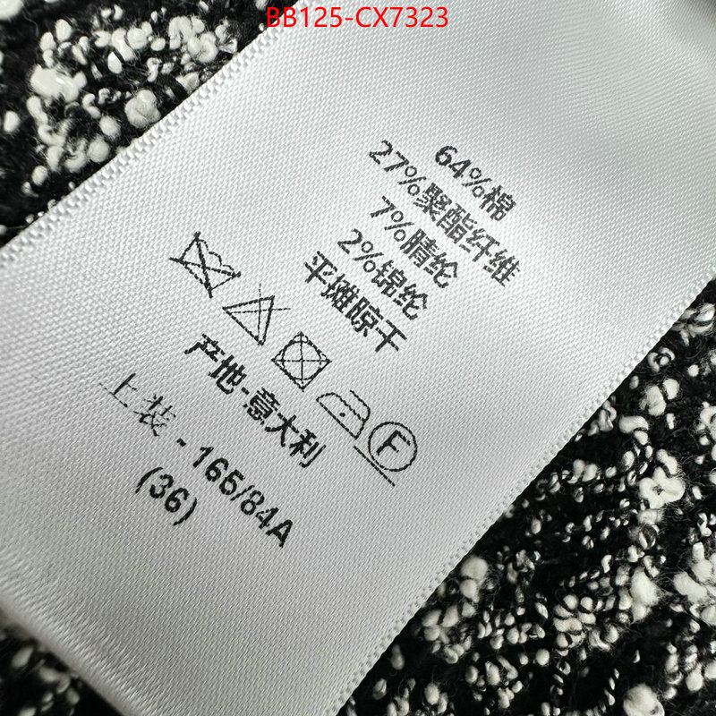 Clothing-Dior shop designer ID: CX7323 $: 125USD