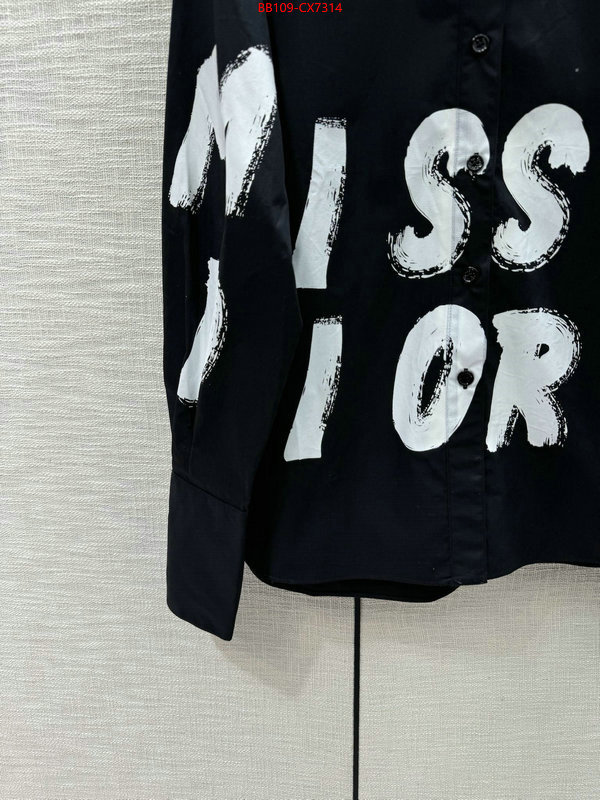 Clothing-Dior high quality 1:1 replica ID: CX7314 $: 109USD