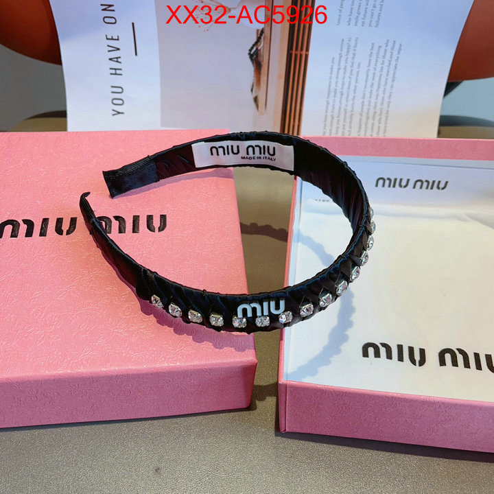 Hair band-MIU MIU buy ID: AC5926 $: 32USD