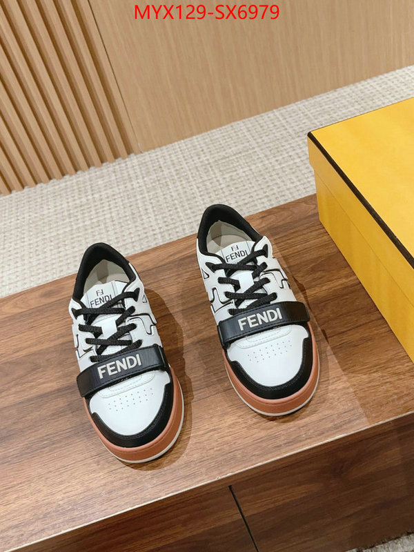 Men Shoes-Fendi 1:1 replica ID: SX6979 $: 129USD