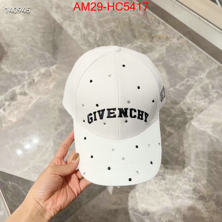 Cap (Hat)-Givenchy wholesale replica ID: HC5417 $: 29USD