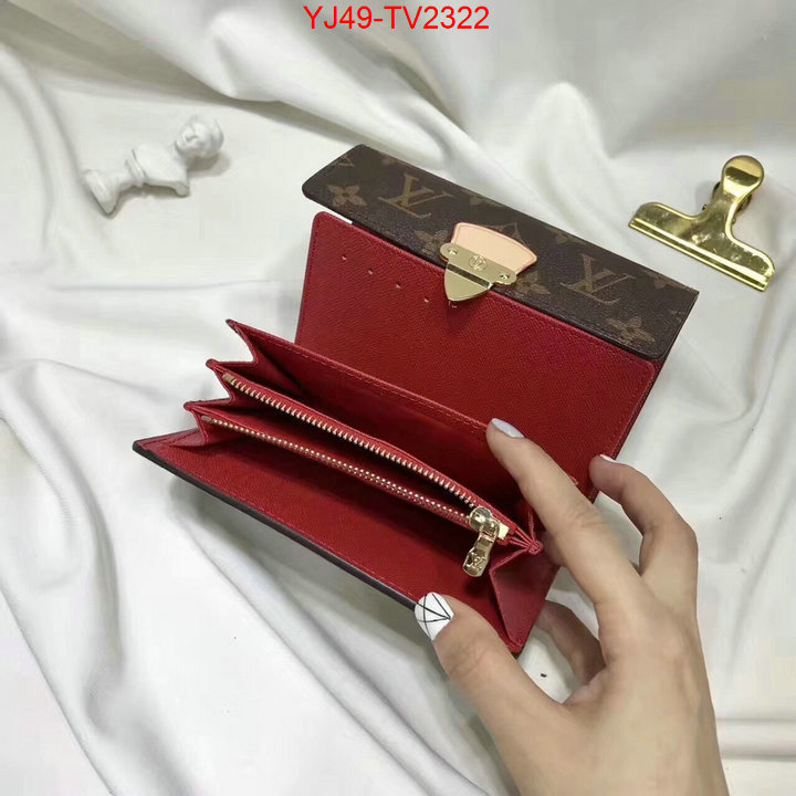 LV Bags(4A)-Wallet is it ok to buy ID: TV2322 $: 49USD