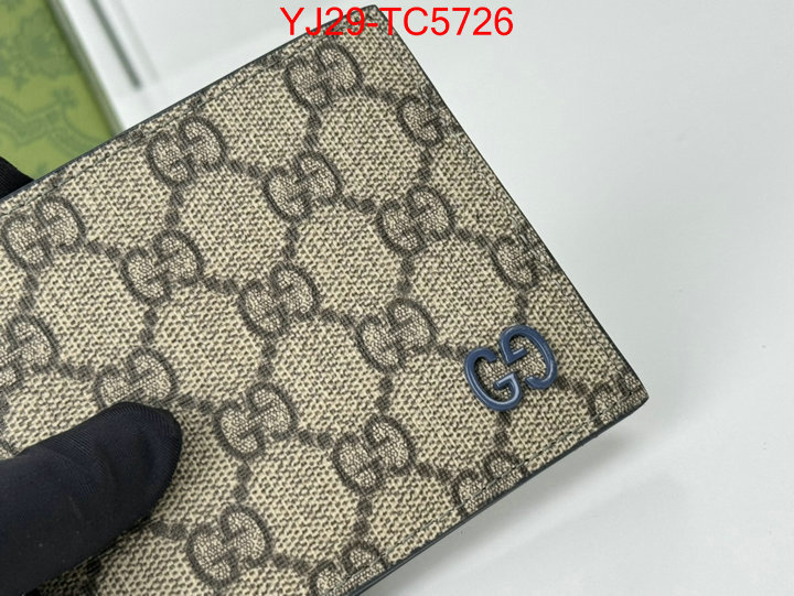 Gucci Bags(4A)-Wallet- best website for replica ID: TC5726 $: 29USD,