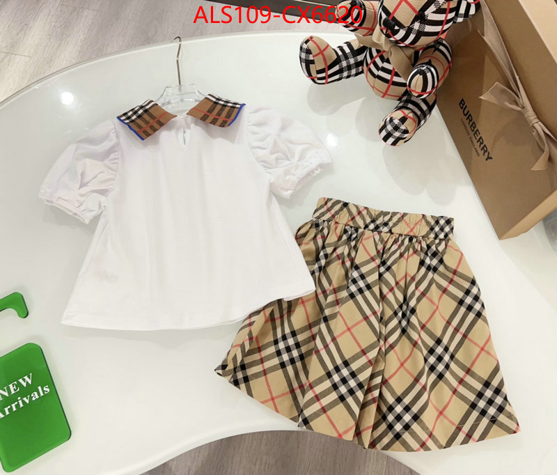 Kids clothing-Burberry high quality replica designer ID: CX6620 $: 109USD