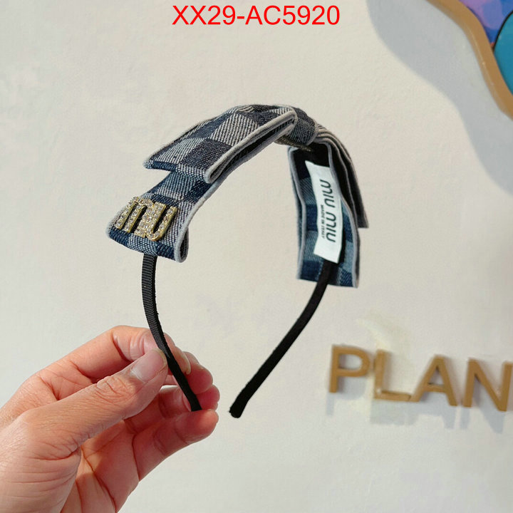 Hair band-MIU MIU where can i find ID: AC5920 $: 29USD