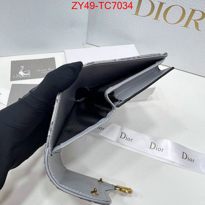 Dior Bags(4A)-Wallet- for sale online ID: TC7034 $: 49USD,