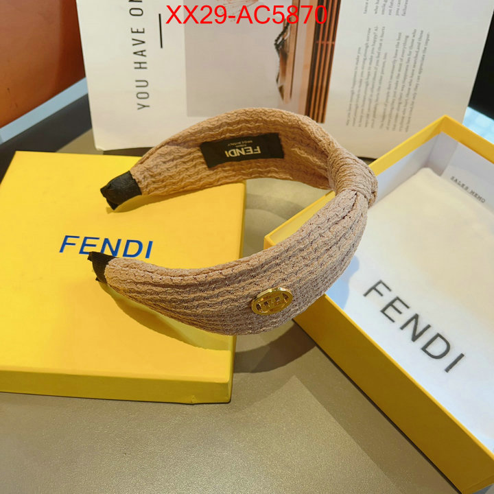 Hair band-Fendi top quality designer replica ID: AC5870 $: 29USD