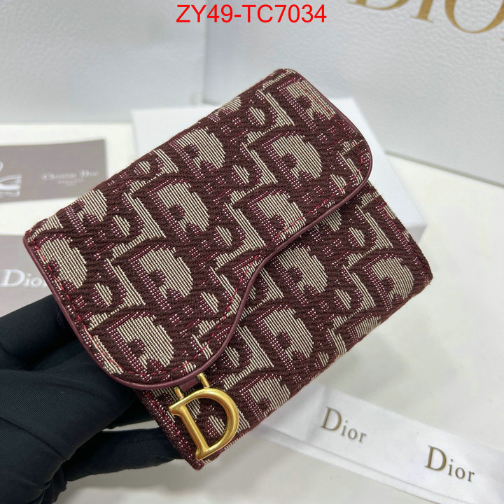 Dior Bags(4A)-Wallet- for sale online ID: TC7034 $: 49USD,