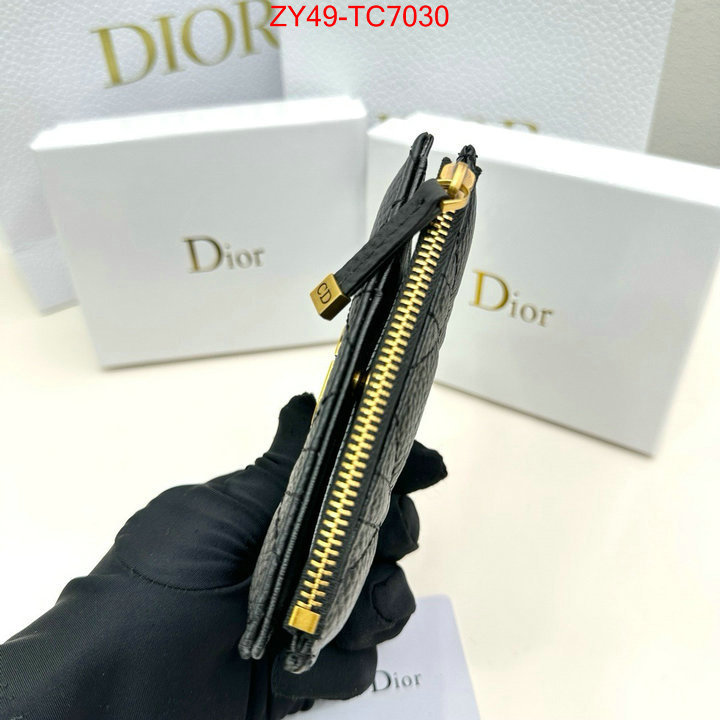Dior Bags(4A)-Wallet- first copy ID: TC7030 $: 49USD,