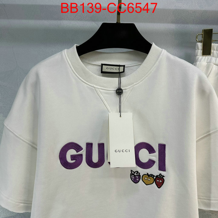 Clothing-Gucci replica 2024 perfect luxury ID: CC6547 $: 139USD