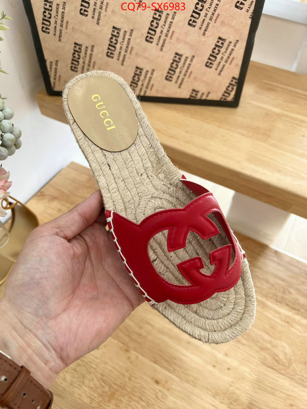 Women Shoes-Gucci best quality fake ID: SX6983 $: 79USD