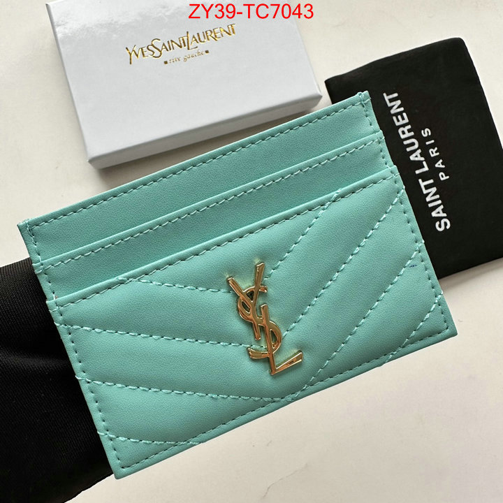 YSL Bags(4A)-Wallet- best replica 1:1 ID: TC7043 $: 39USD,