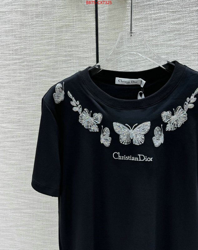 Clothing-Dior online sales ID: CX7325 $: 75USD