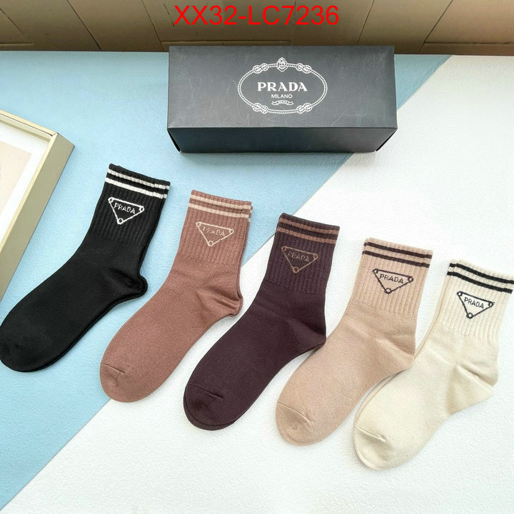 Sock-Prada buy 2024 replica ID: LC7236 $: 32USD