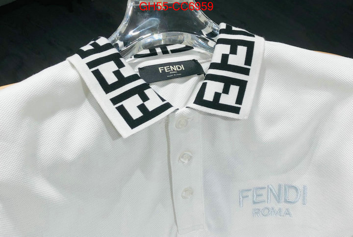 Clothing-Fendi best quality replica ID: CC6959 $: 55USD