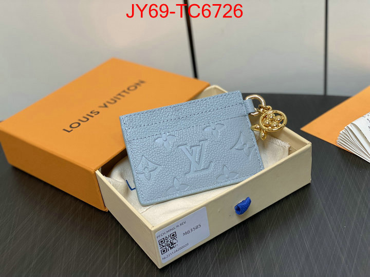 LV Bags(TOP)-Wallet perfect quality ID: TC6726 $: 69USD,