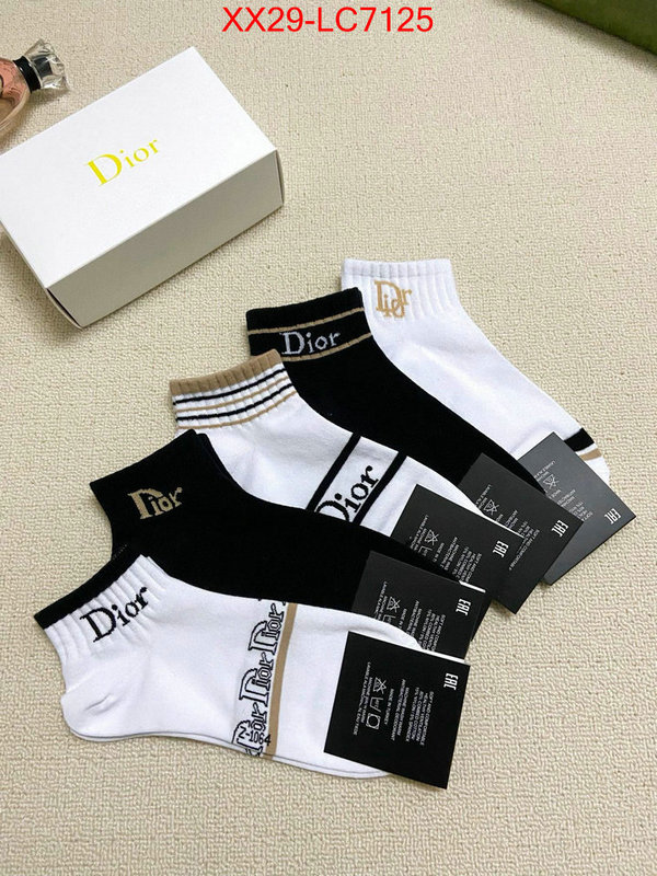 Sock-Dior copy ID: LC7125 $: 29USD