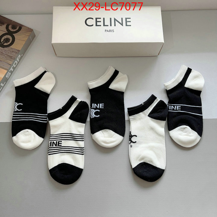 Sock-CELINE outlet 1:1 replica ID: LC7077 $: 29USD