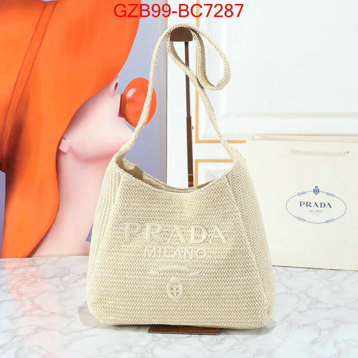 Prada Bags(4A)-Handbag- high quality replica ID: BC7287 $: 99USD,