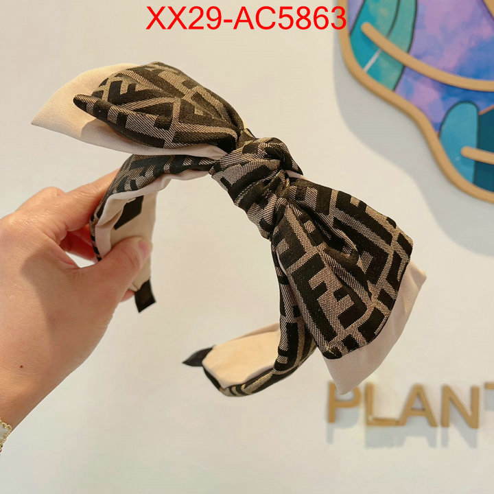 Hair band-Fendi replica 2024 perfect luxury ID: AC5863 $: 29USD