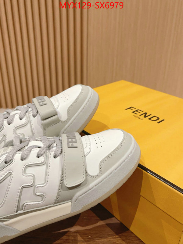 Men Shoes-Fendi 1:1 replica ID: SX6979 $: 129USD