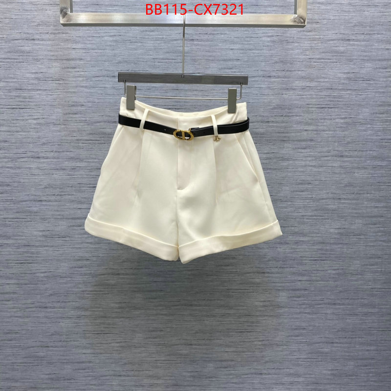 Clothing-Dior hot sale ID: CX7321 $: 115USD