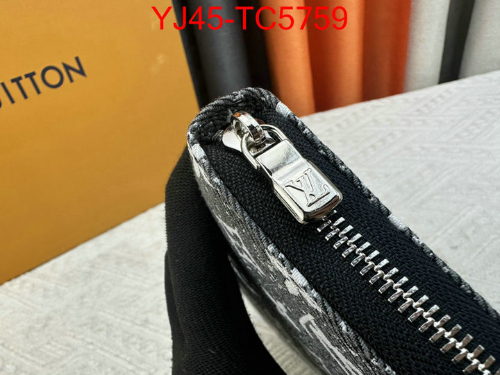 LV Bags(4A)-Wallet high quality aaaaa replica ID: TC5759 $: 45USD,